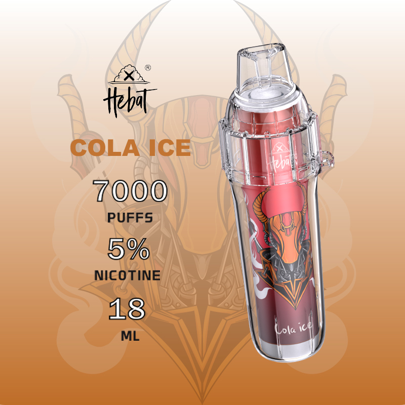 喜貝 Hebat Boom 一次性電子煙｜可樂冰・拋棄式電子煙・約 7000 口・續行持久