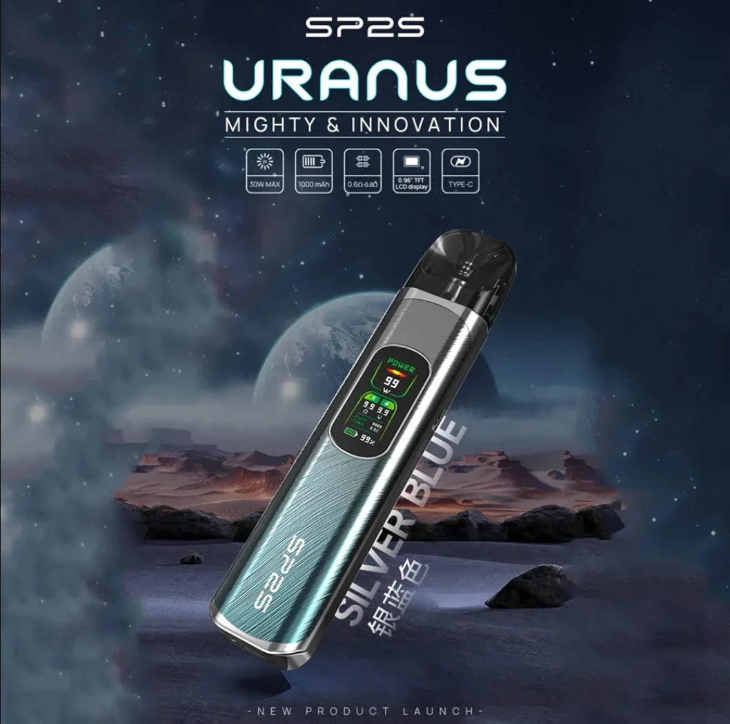 思博瑞 SP2s Uranus 天王星 注油主機套裝｜銀藍色・檔位調節・高功率輸出