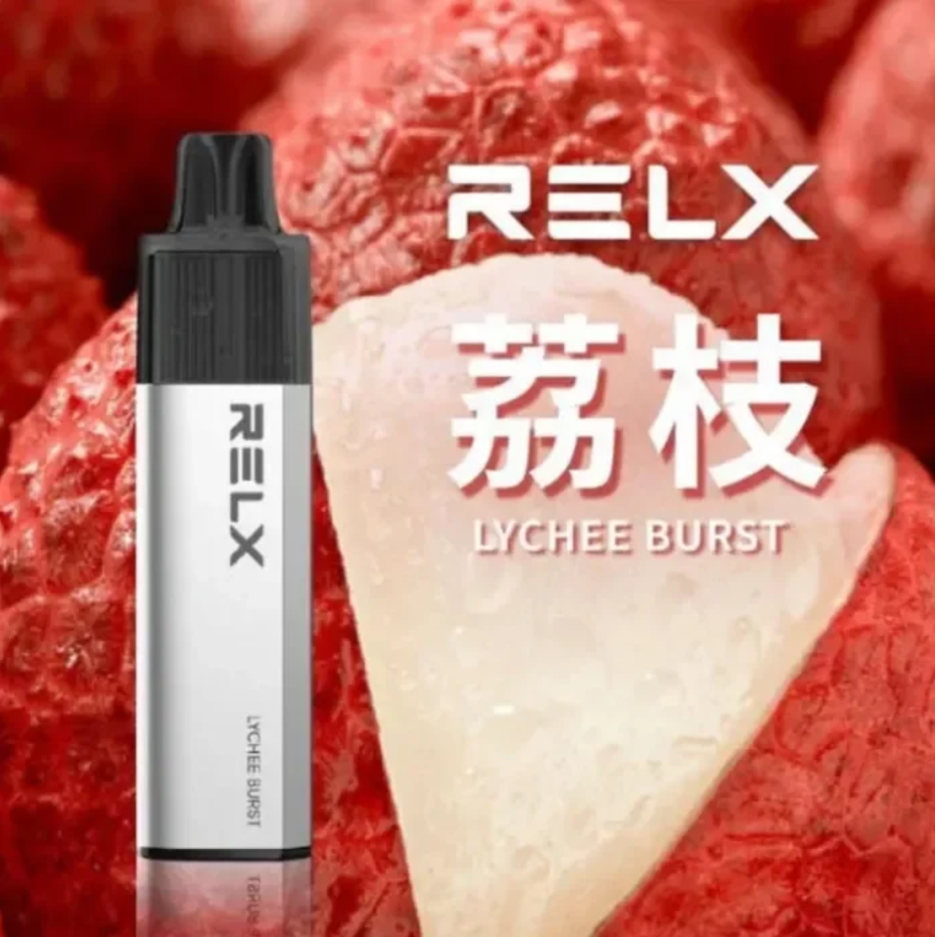 Relx 悅刻 GA8000 一次性電子煙｜荔枝・拋棄式電子菸・約 8000 口・有油就有電